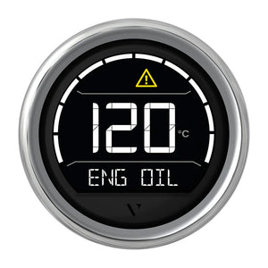 Veratron VL Digital 52 w/Round Chrome Bezel [B00205704]