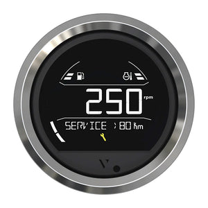 Veratron VL Digital 85 w/Triangular Chrome Bezel [B00205803]