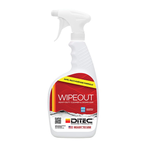 DiTEC Wipeout Multi-Surface Cleaner - 32oz [EC-WOUT-SPR2]