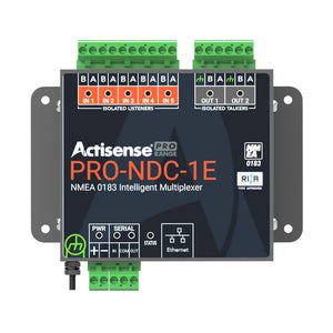 Actisense Pro NMEA 0183 Multiplexer - 5 Inputs  2 ISO-Drive Outputs, Ethernet  Serial Connections [PRO-NDC-1E]