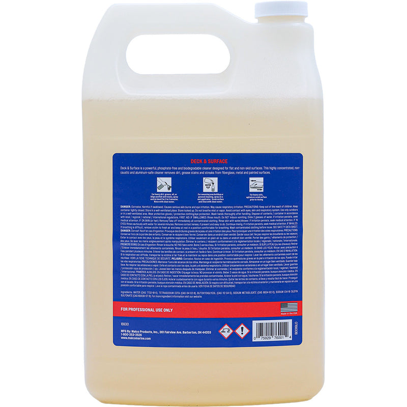 Malco Deck  Surface Spray All Purpose Cleaner - 1 Gallon [166001]