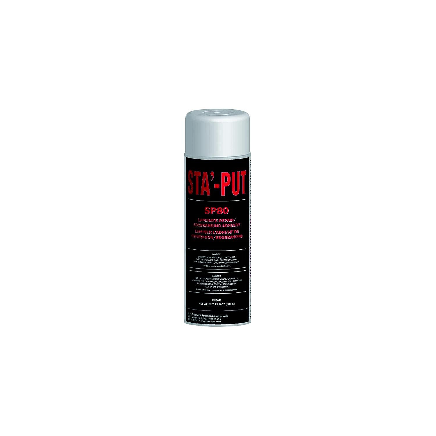 A P Products 001-SP8013C AP 001SP8013C Sta'Put Spray Adhesive, Clear, 13.6 oz.