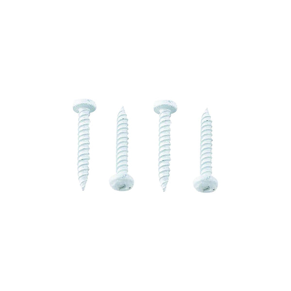 A P Products 012-PSQ50W 8 X 1 AP 012PSQ50W8X1 Pan Head Square Recess Screw, x 1, White, 50/pk