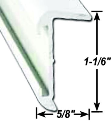 A P Products 021-57402-16 AP 0215740216 Insert Roof Edge, 16' Black
