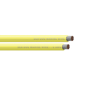 Sea-Dog 6 AWG Yellow Battery Cable - 250' [8006034]