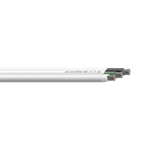 Sea-Dog 6/3 AWG Flat Triplex Wire - White/Green/Black - 100' [8006302]