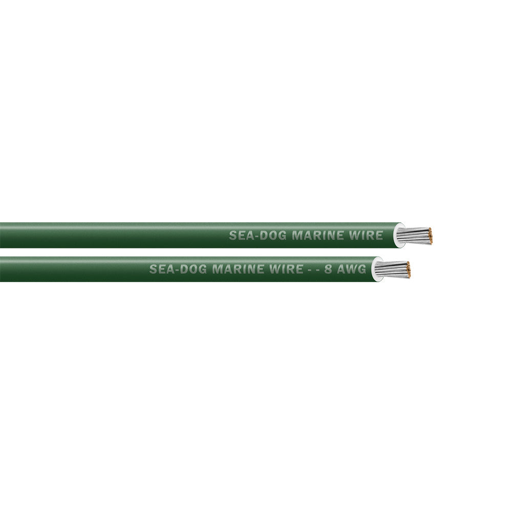 Se-Dog 8 AWG Green Primary Wire - 500' [8008047]