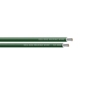 Sea-Dog 10 AWG Green Primary Wire - 25' [8010040]