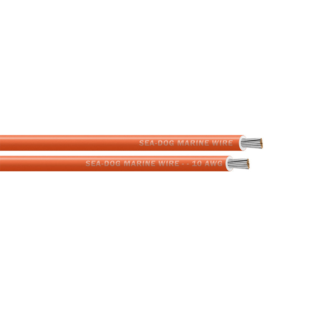 Sea-Dog 10 AWG Orange Primary Wire - 100' [8010082]