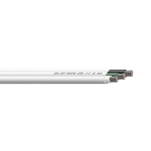 Sea-Dog 10/3 AWG Flat Triplex Wire - White/Green/Black - 500' [8010307]