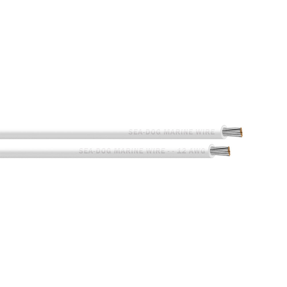 Sea-Dog 12 AWG White Primary Wire - 1000' [8012059]