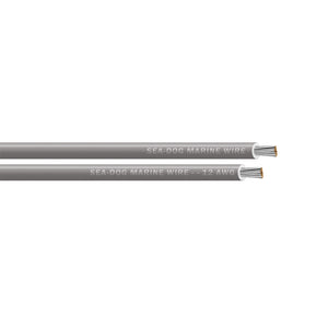 Sea-Dog 12 AWG Grey Primary Wire - 100' [8012112]