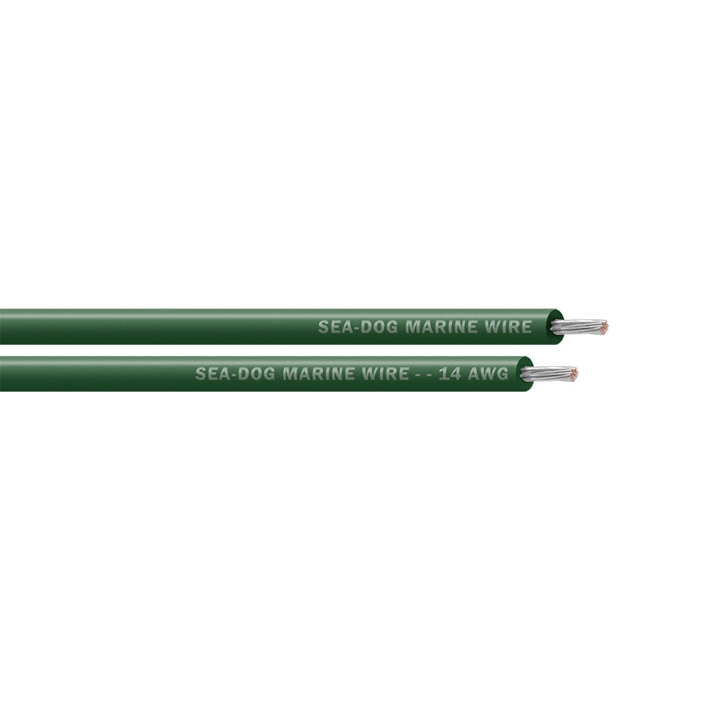 Sea-Dog 14 AWG Green Primary Wire - 100' [8014042]