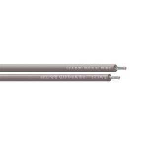 Sea-Dog 14 AWG Grey Primary Wire- 250' [8014114]