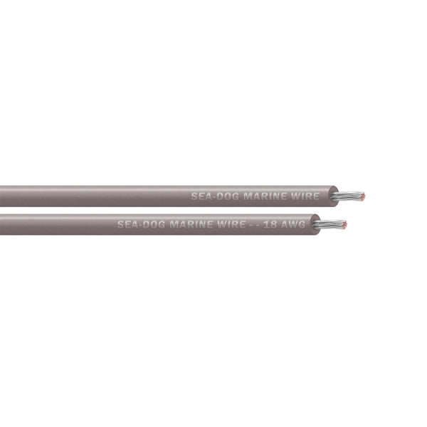 Sea-Dog 18 AWG Grey Primary Wire - 1000' [8018119]