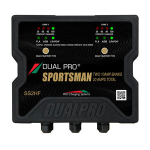Dual Pro Sportsman Series HF Battery Charter - 20 Amp - 2 Bank [SS2HF]