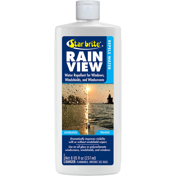 Star brite Rain View - Rain Repellent f/Windshields  Windows - 8 oz [88708]