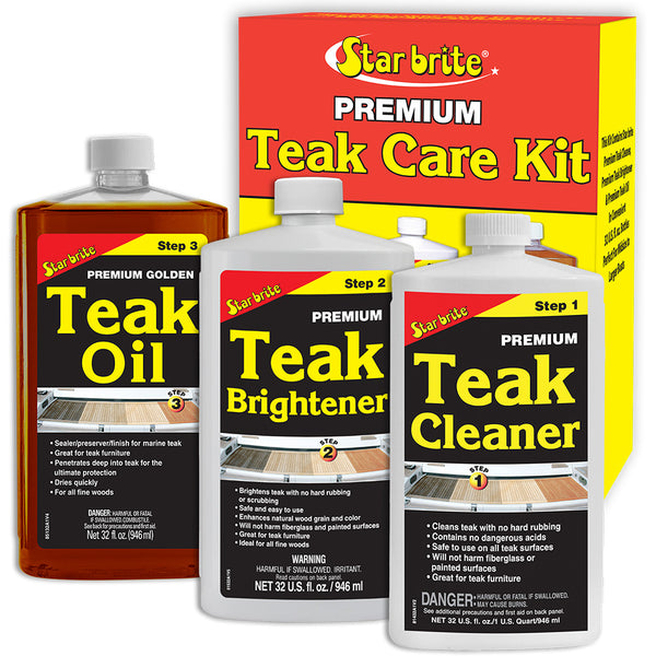 Star brite Premium Teak Care Kit - 32 oz [81202]