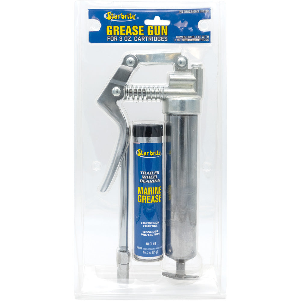 Star brite Pistol Grease Gun w/Marine-Grade Cartridge - 3 oz [28703]