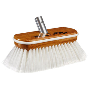 Star brite Extend-A-Brush Premium White Stiff Bristle Wash Synthetic Wood Block Brush - 8