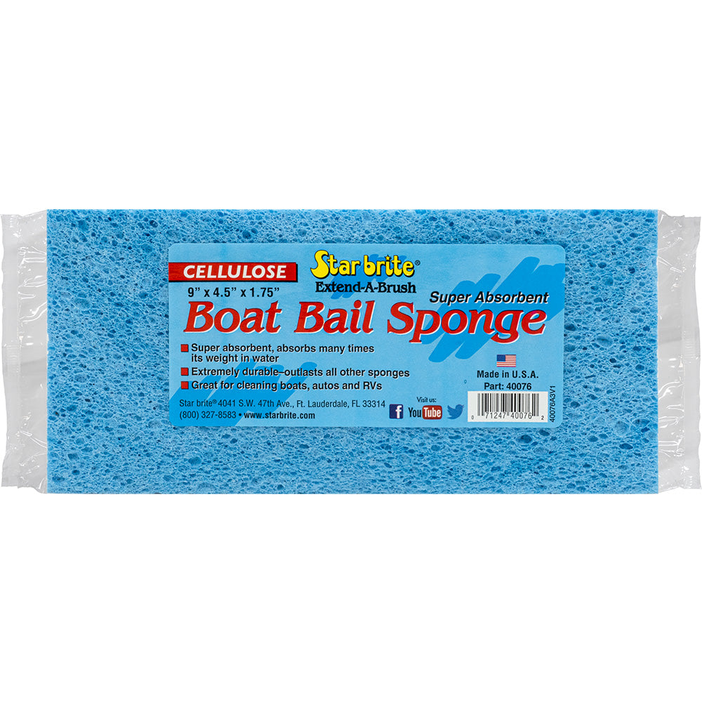 Star brite Super Absorbent Cellulose Boat Bail Sponge - 9
