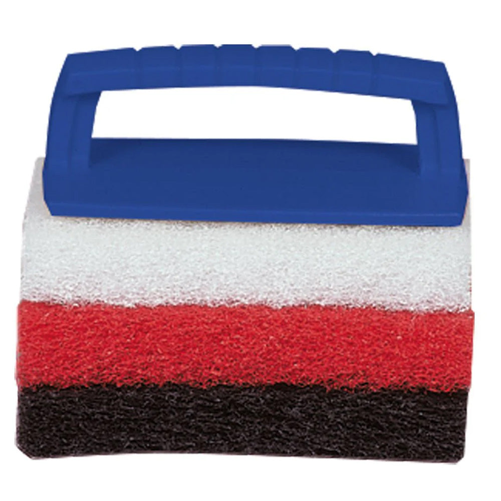 Star brite Multi-Texture Scrub Pad Kit w/Interchangeable Handle - 3 Pads [40023]