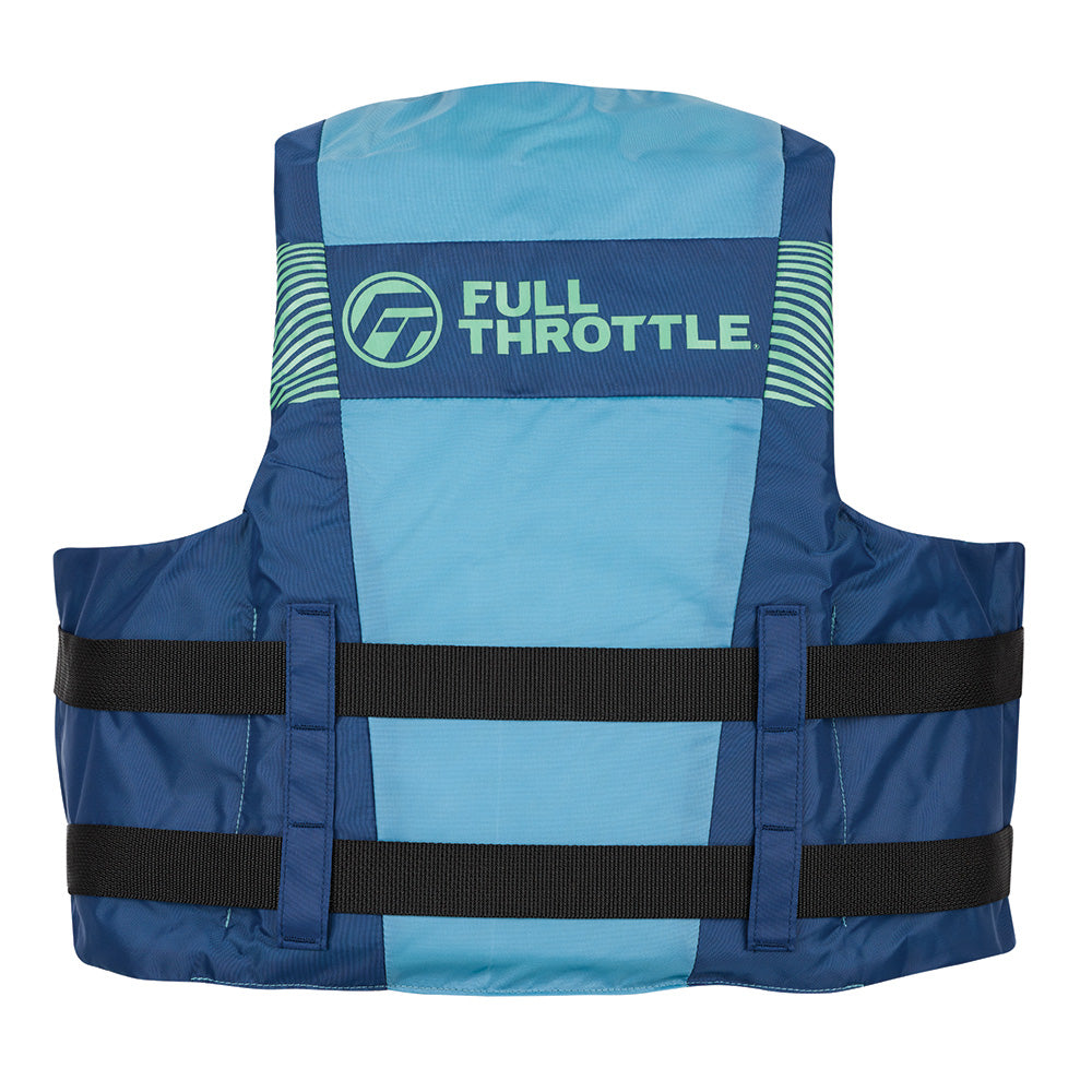 Full Throttle Nylon Life Jacket - Youth - Blue/Black [112200-500-002-26]