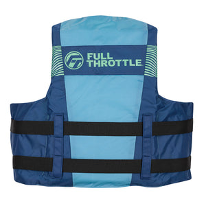 Full Throttle Nylon Life Jacket - Youth - Blue/Black [112200-500-002-26]