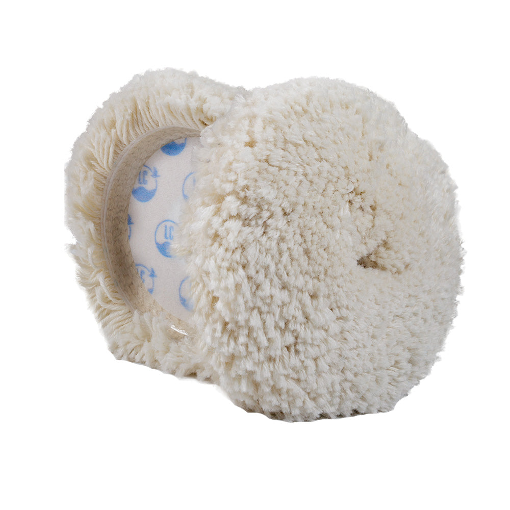 Lake Country Marine Wool Cutting Pad - White - 6.5