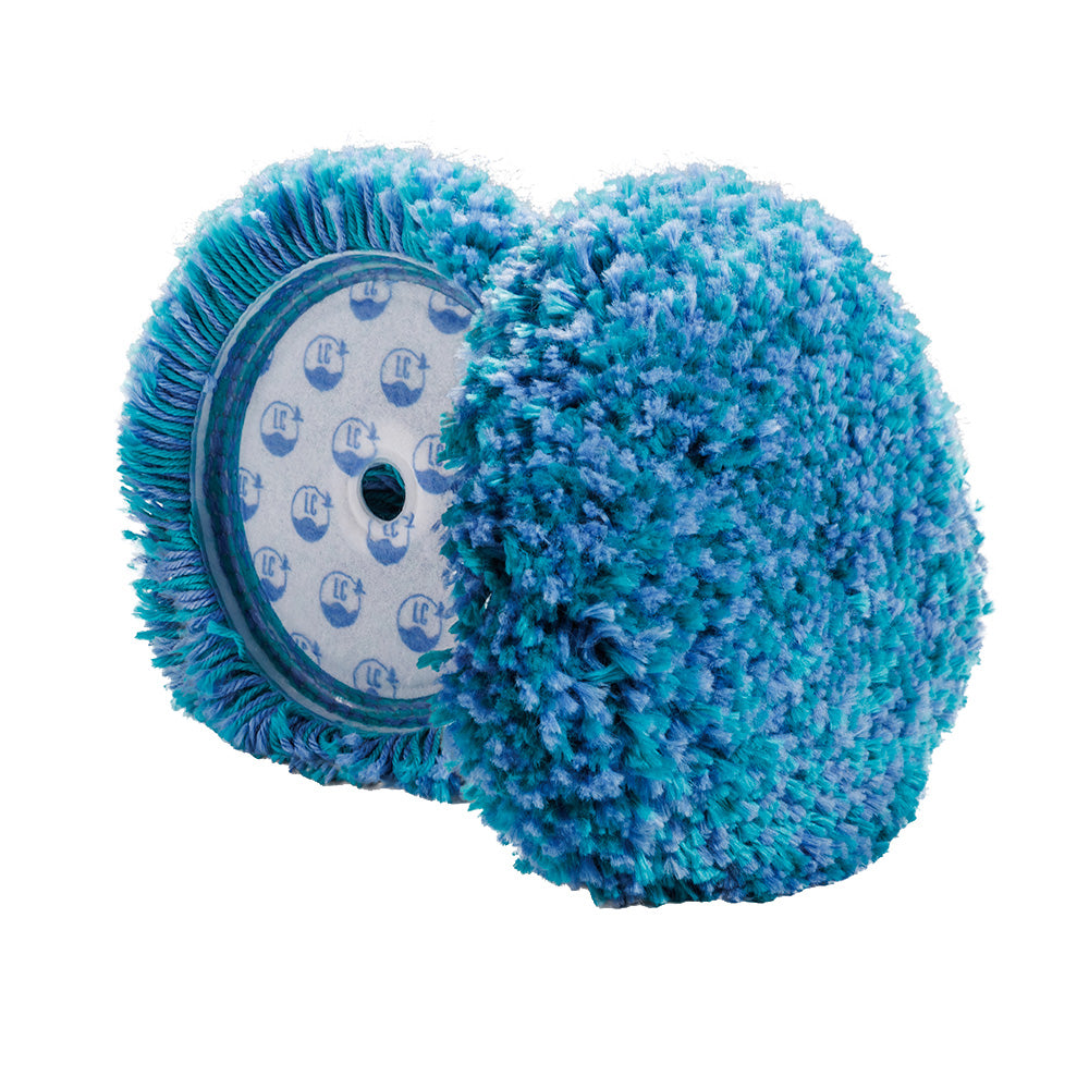 Lake Country Marine Blue/Teal Medium Cut Wool Pad - 7.5