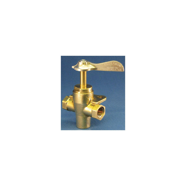 Moeller 033302-10 Brass Three-Way Valve, 1/4" FNPT