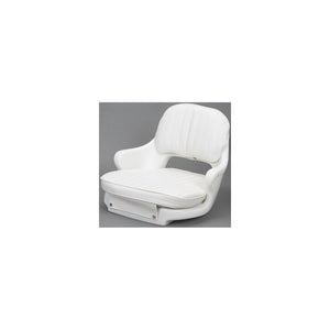 Moeller ST2000-HD Standard Seat With Molded Arms, Cushion Set and Mounting Plate - White