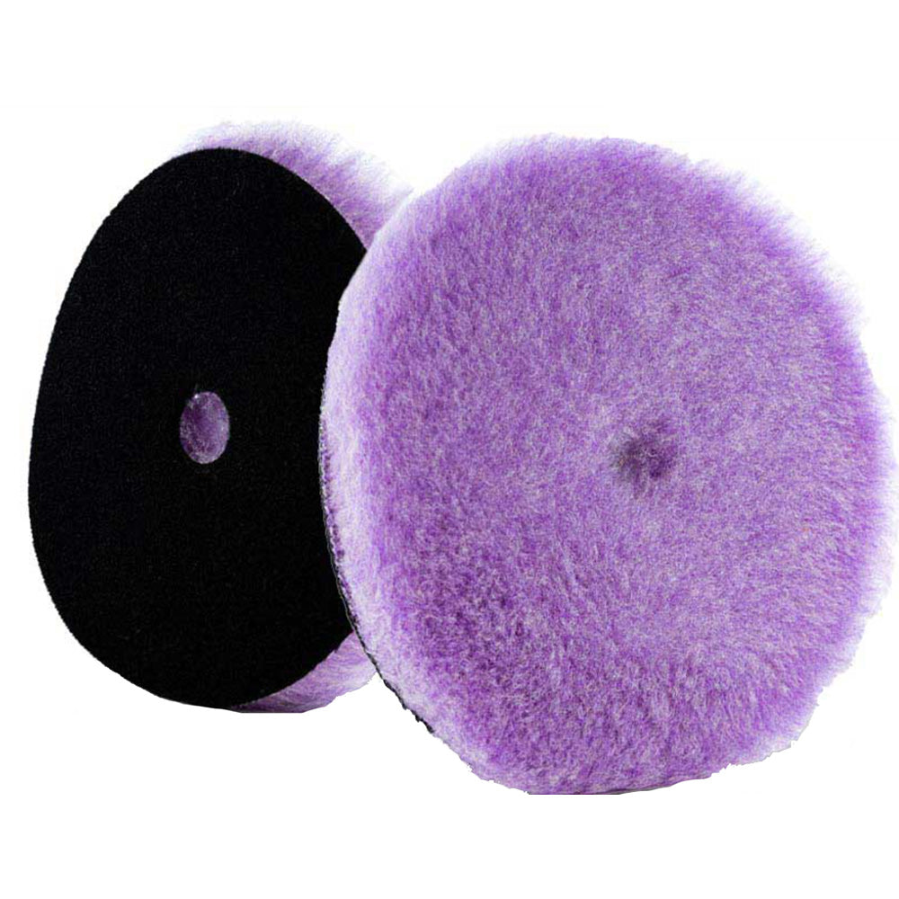 Lake Country Purple Foamed Wool Buffing/Polishing Pad 5.5