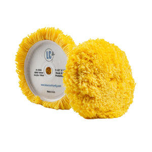 Lake Country Yellow 40/60 Unsteamed Twisted Wool/Acrylic Pad 7 1/2