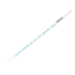 Pacer RG8X Coax Cable - White - 150' [MRG8XW-150]