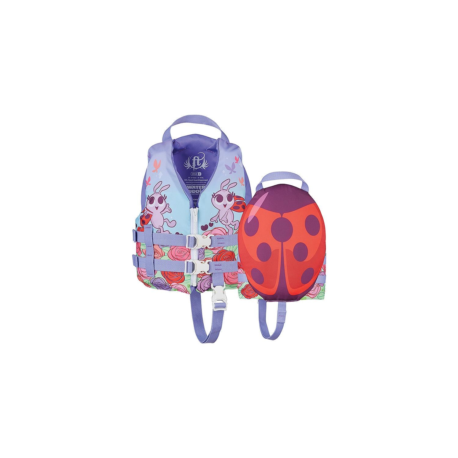 Full Throttle 10430010000119 Child Size Water Buddy Vest, Ladybug