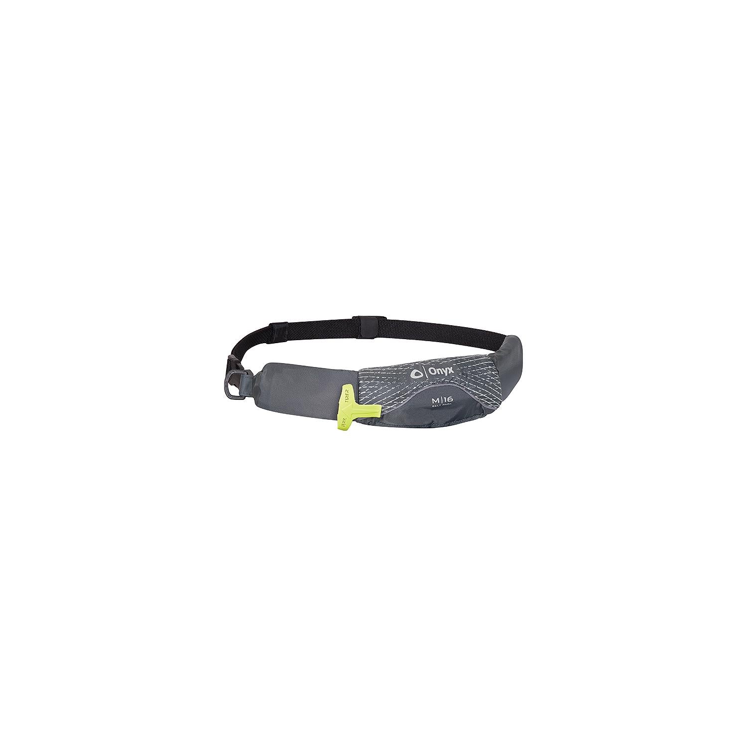 Full Throttle 130900-701-004-19 Onyx 13090070100419 M-16 Manual Inflatable Belt Pack, Grey