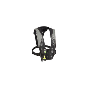 Full Throttle 132200-701-004-21 Onyx 13220070100421 A/M-24 All-ClearÂ® Auto/Manual Inflatable Life Jacket, Grey