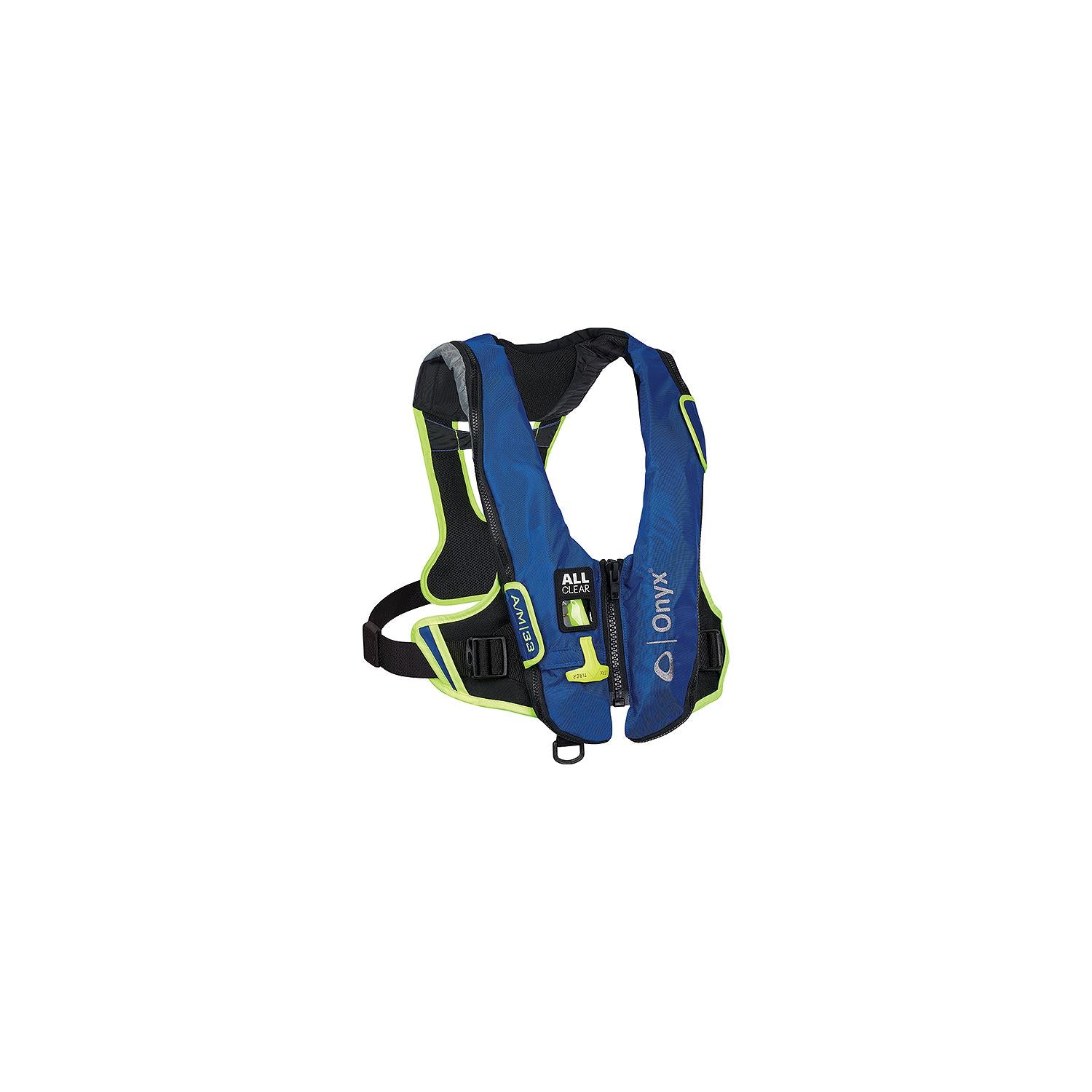 Full Throttle 132800-500-004-21 Onyx 13280050000421 Impulse 33 All Clear Auto/Manual Inflatable Life Jacket, Blue