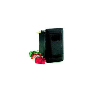 Cole Hersee 58328-101-BP 58328101BP Weather Resistant Rocker Switch w/Dependent Pilot Lights, Off/On (2-3), SPST