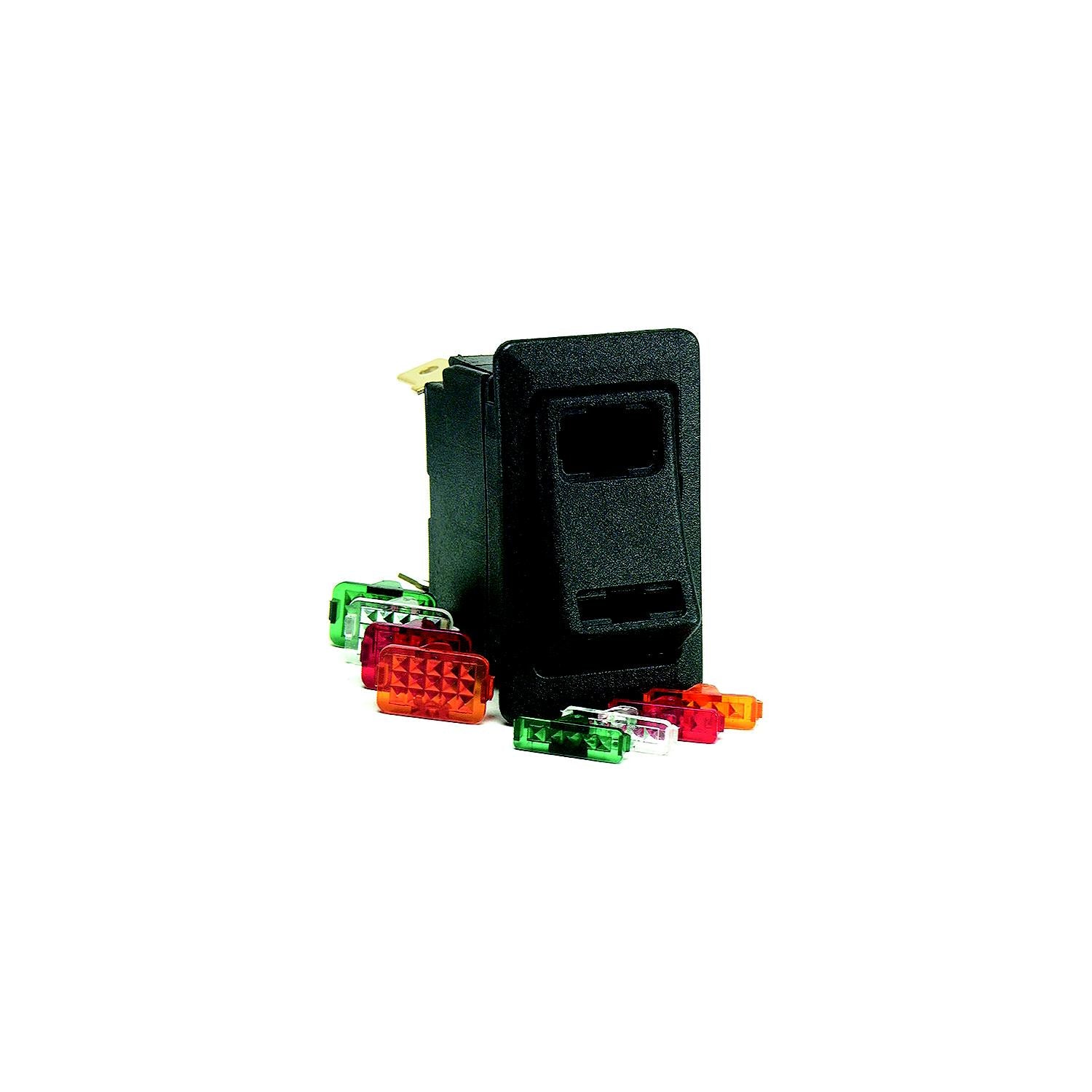 Cole Hersee 58328-103-BP 58328103BP LED-Enabled Rocker Switch, On/Off/On