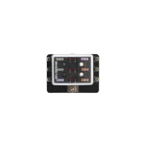Cole Hersee 880025-BP 880025BP SD MINI Fuse Block, 6-Gang