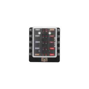 Cole Hersee 880026-BP 880026BP SD MINI Fuse Block, 10-Gang