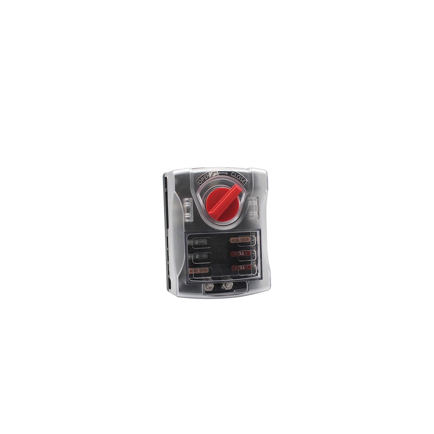Cole Hersee 880027-BP 880027BP ST ATO Fuse Block, 6-Gang