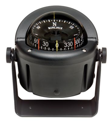Ritchie Navigation HB741 Helmsman Compass Bracket Mt., Combi Dial, Black