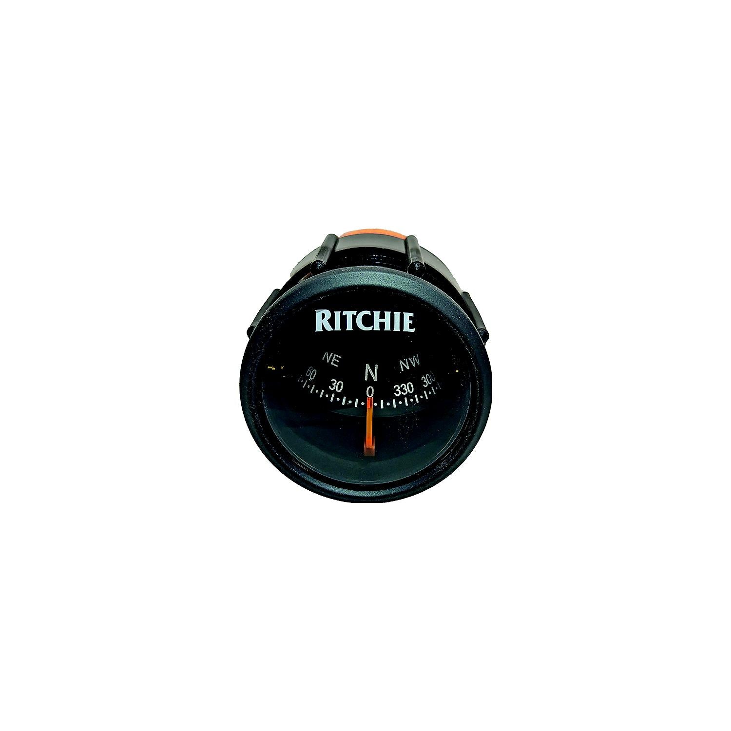Ritchie Navigation X-23BB X23BB Sport Dash Mount Compass, Black/Black dial