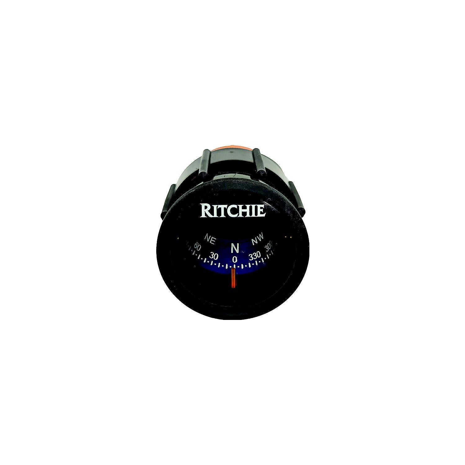 Ritchie Navigation X-23BU X23BU Sport Dash Mount Compass, Black/blue dial