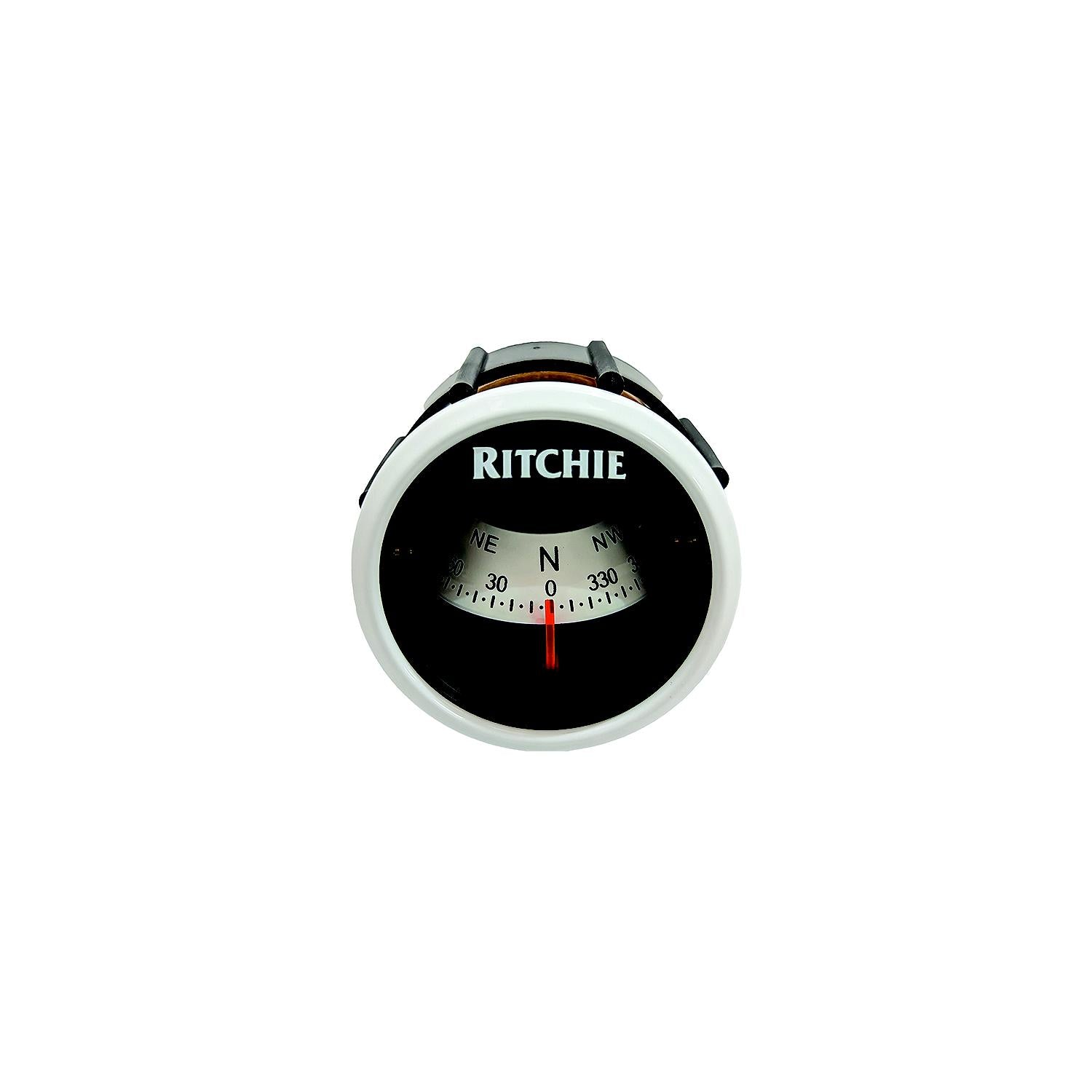Ritchie Navigation X-23WW X23WW Sport Dash Mount Compass, White/white dial