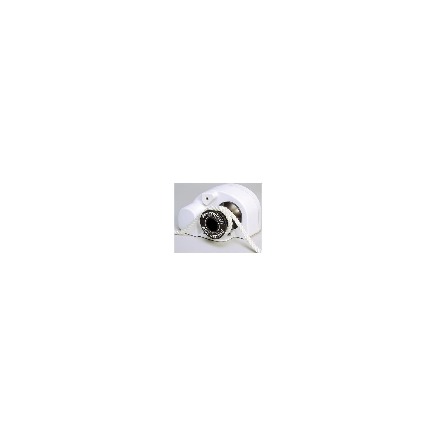 Powerwinch P77099 Capstan 1000 Multipurpose Rope Winch For Anchoring, Sailing and Fishing, lb. Pull Max, Uses Up to 3/4