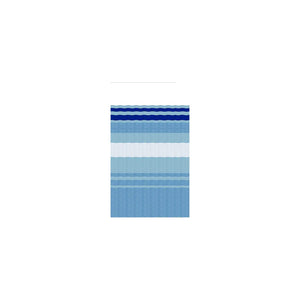 Powerwinch JU158E00 Carefree 1-Piece Standard Vinyl Awning Replacement Fabric, 15', Ocean Blue Fade on Both Sides, White Weatherguard